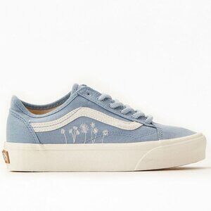 Rare Vans Eco Theory Embroidered Flower Old Skool Tapered Sneakers